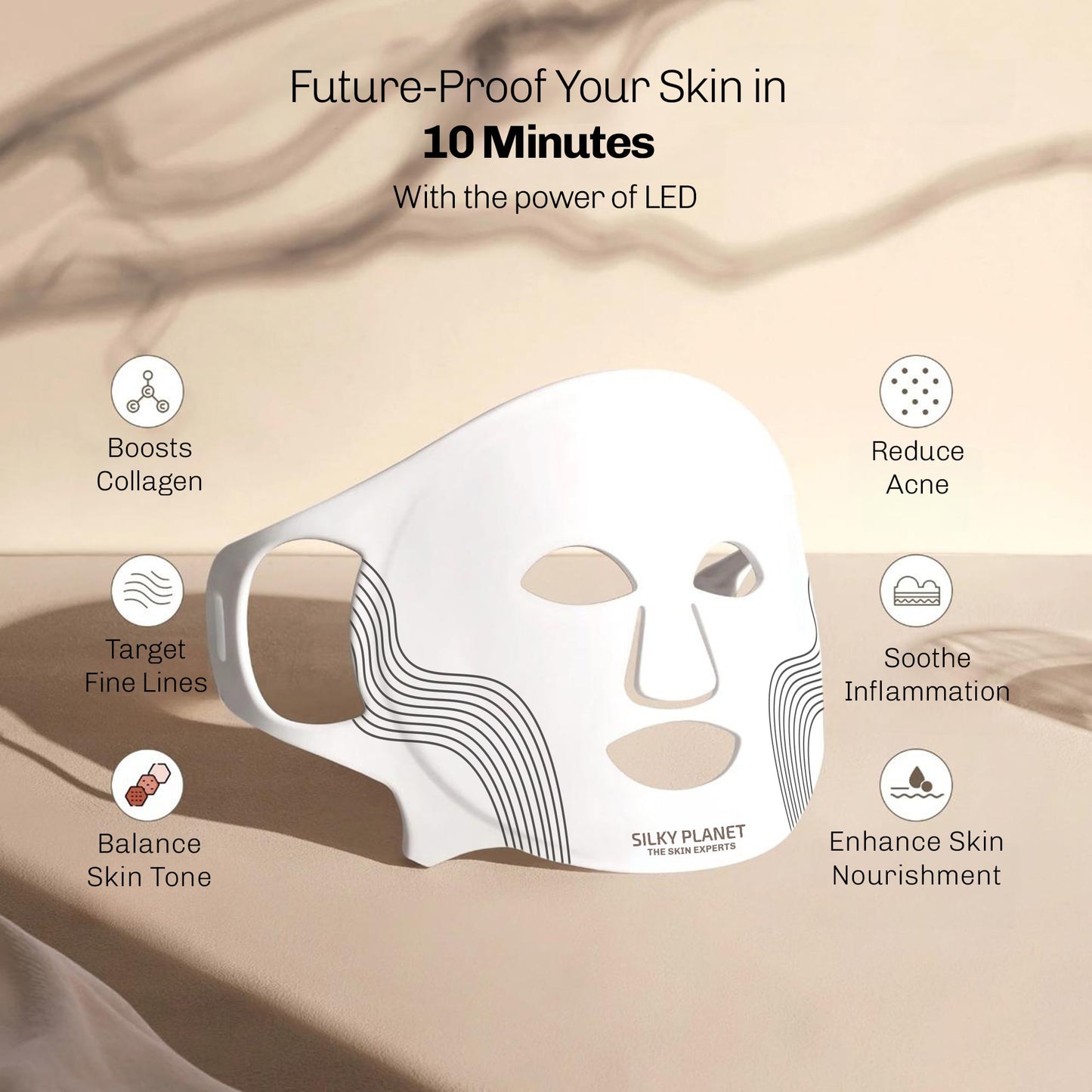 LumiGlow LED Face Mask